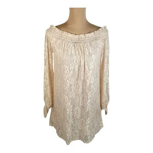 Jodi Kristopher Long Sleeve Above Knee Mini Dress Small